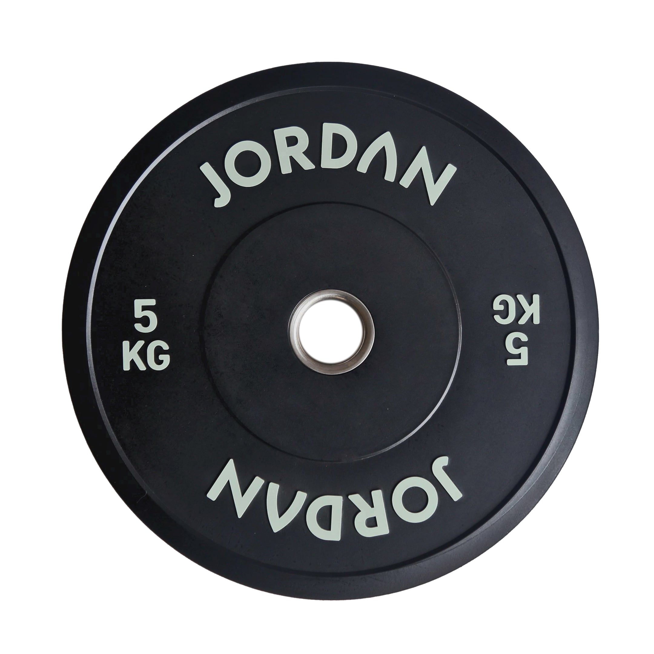 JORDAN Black Rubber Bumper Weight Plates - Pro Gym Essentials