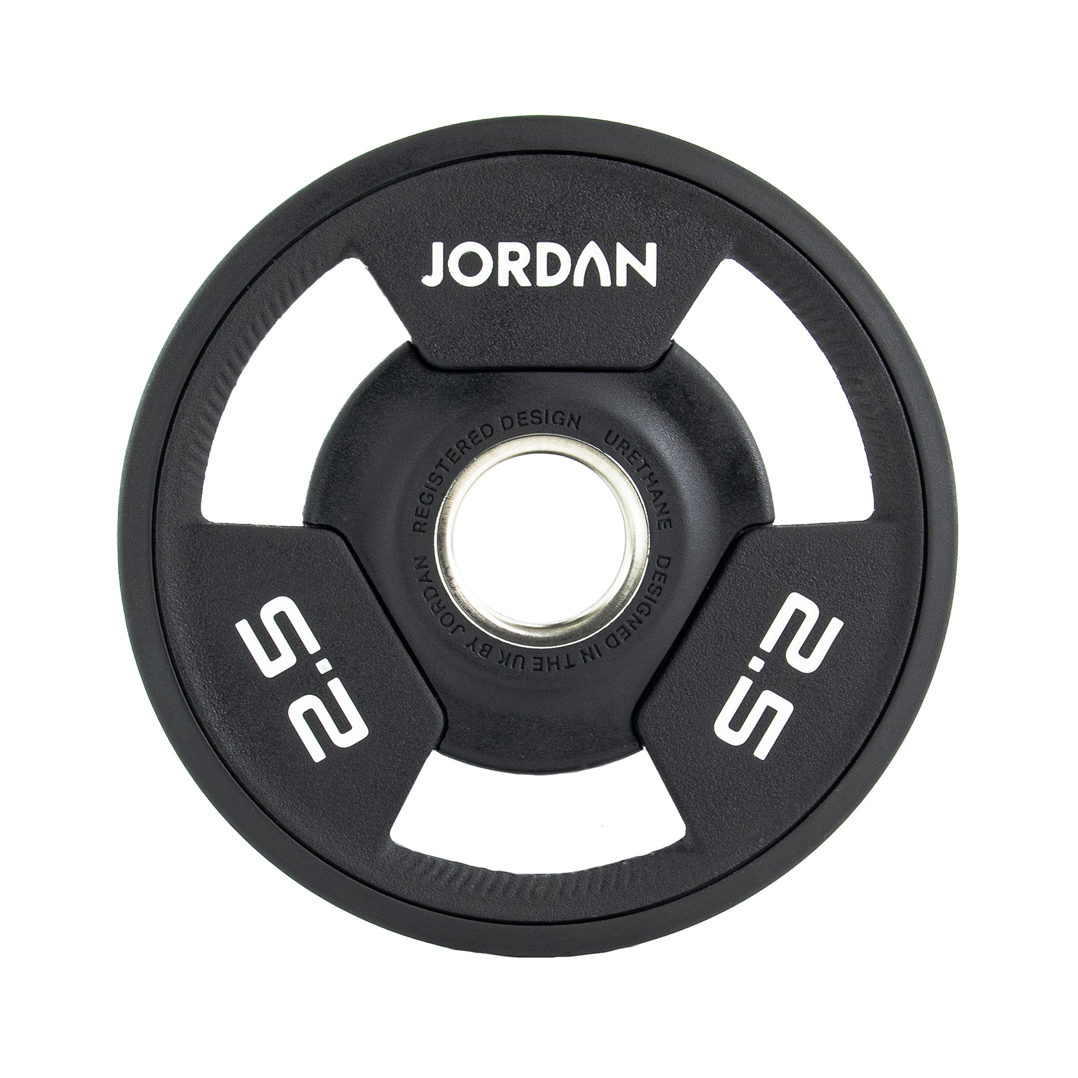 JORDAN Urethane Tri-Grip Olympic Plates - Pro Gym Essentials