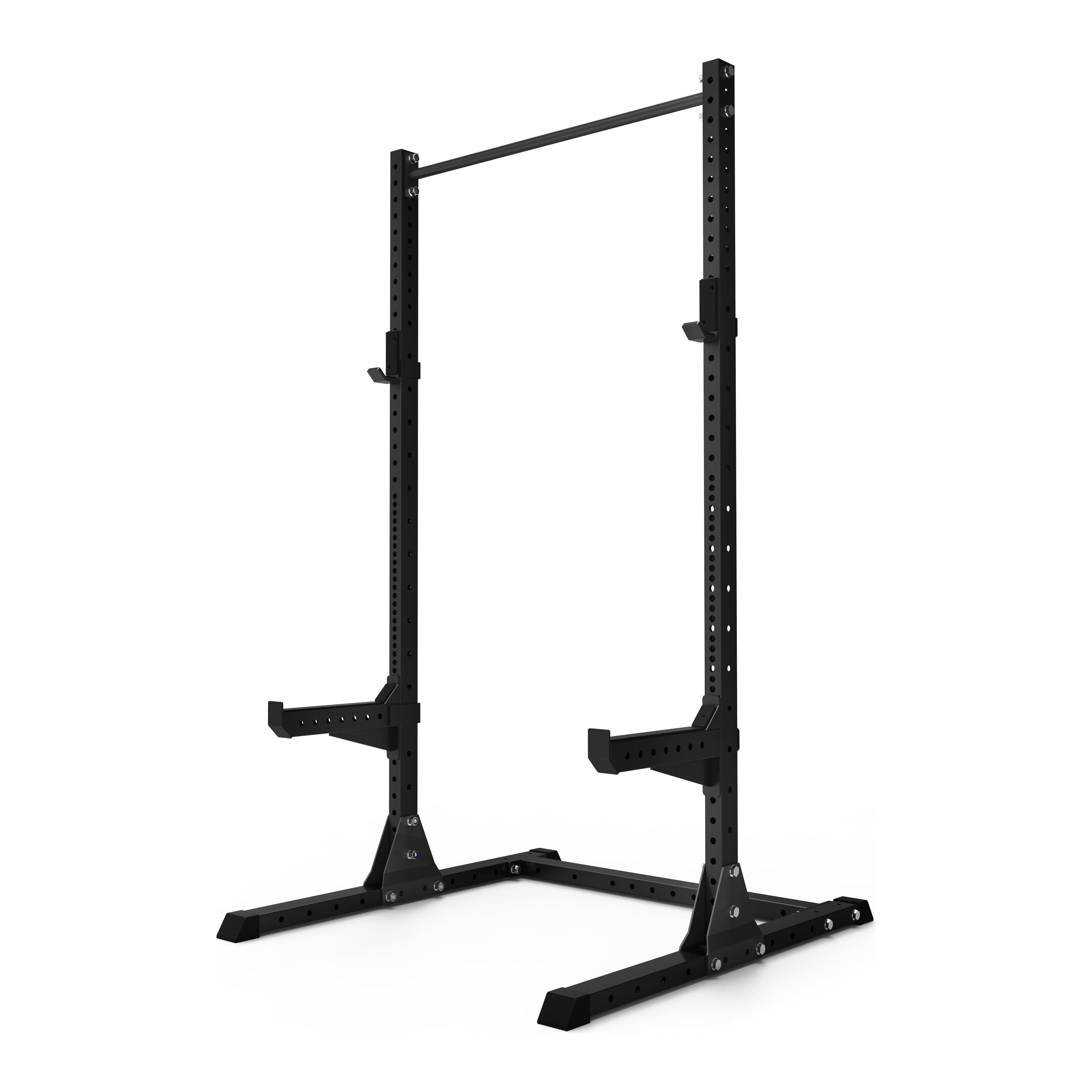 JORDAN HELIX Freestanding Half Rack (LTR) with J-Hooks & Safety Bars - Pro Gym Essentials