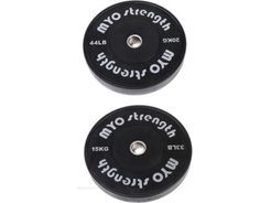 MYO Strength Multi Gym with 100kg of MYO Strength Olympic Solid Rubber Black Bumper Plates - Pro Gym Essentials