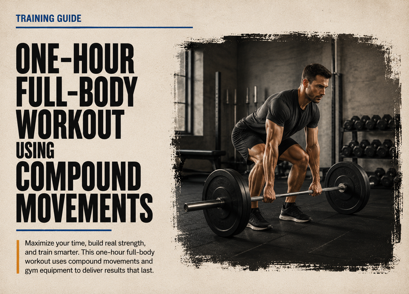 One-Hour Full-Body Workout Using Compound Movements