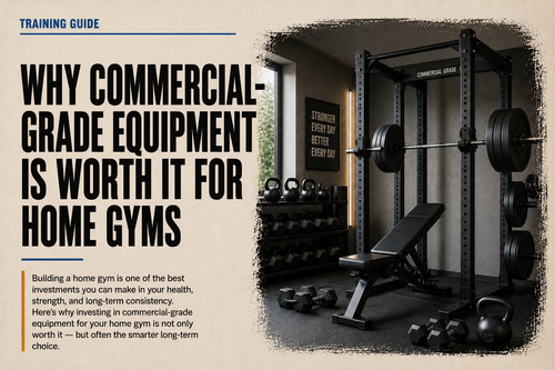 Why Commercial-Grade Equipment Is Worth It for Home Gyms