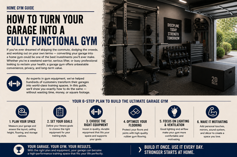 How to Turn Your Garage into a Fully Functional Gym
