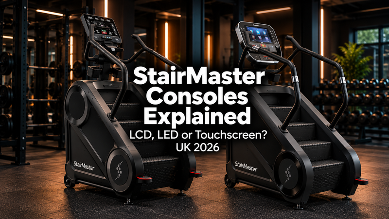 StairMaster Consoles Explained: LCD vs LED vs Touchscreen (UK 2026)