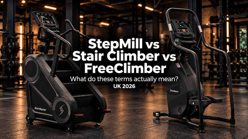 StepMill vs Stair Climber vs FreeClimber: What Do These Terms Actually Mean? (UK 2026)