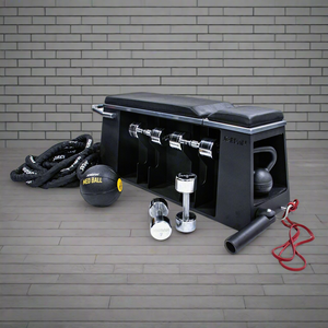 JORDAN Fusion HIIT Bench - Black - Pro Gym Essentials