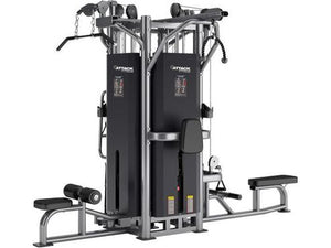Attack Fitness 4 Station Lat Pull/Low Row/Tricep - Pro Gym Essentials