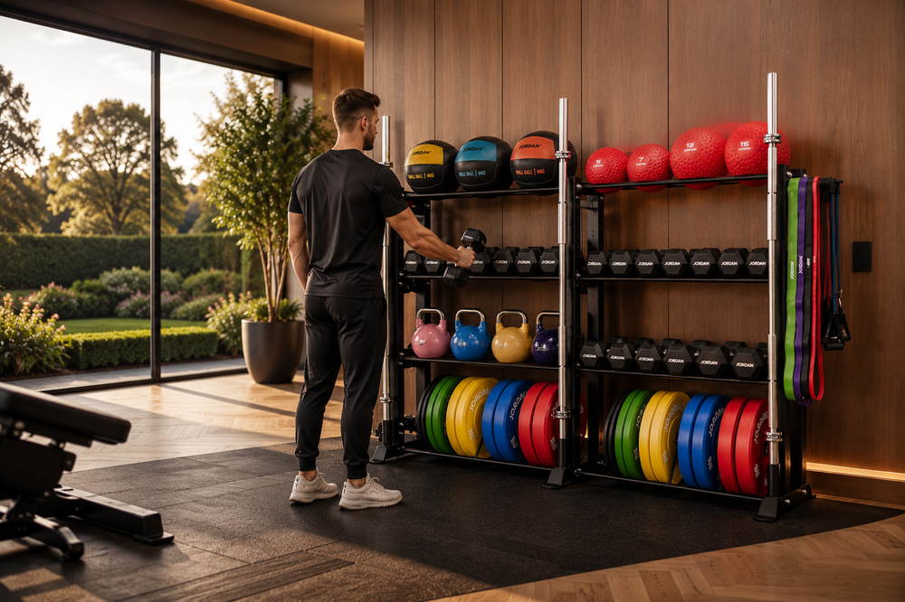 JORDAN HELIX Multi Gym Storage Rack [LTR] - Pro Gym Essentials