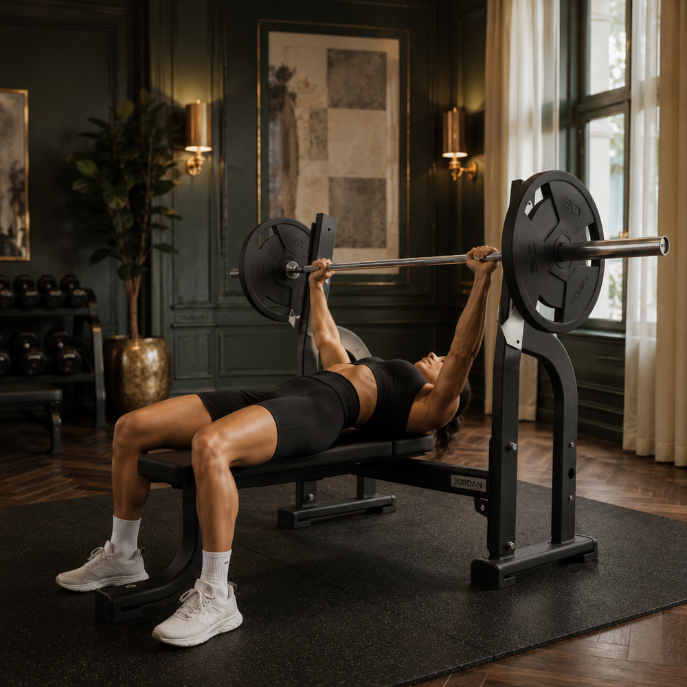 JORDAN® Olympic Flat Bench - Pro Gym Essentials
