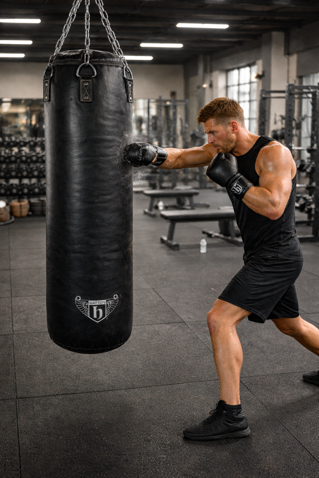 Hatton Boxing Heavy Duty Punch Bag - Pro Gym Essentials