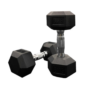 JORDAN Hex Rubber Dumbbell Set
