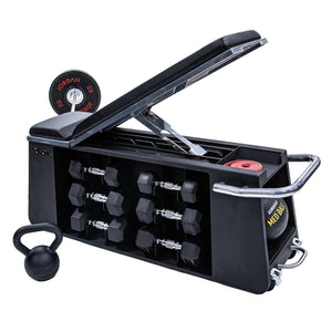 JORDAN Fusion HIIT Bench - Black - Pro Gym Essentials