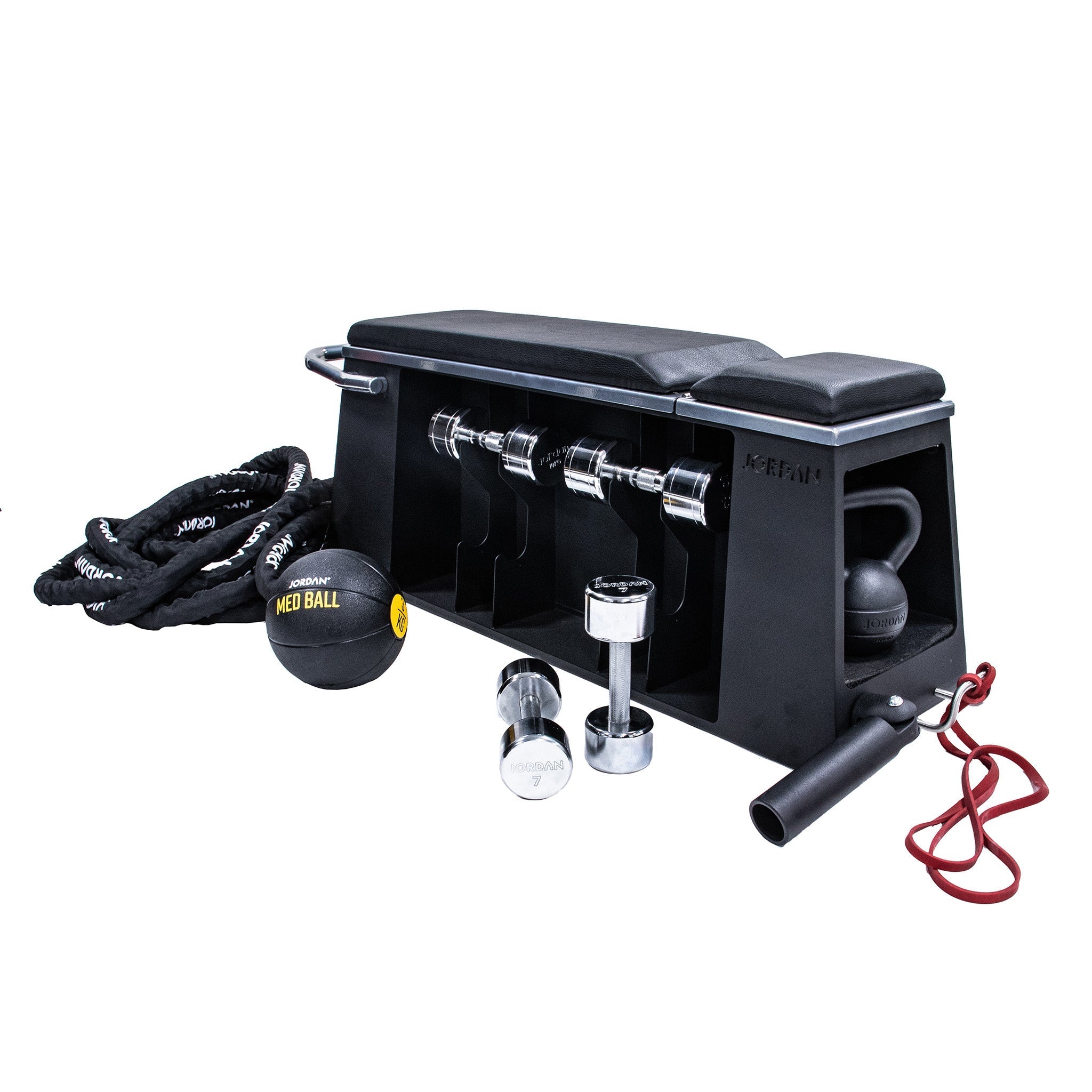 JORDAN Fusion HIIT Bench - Black - Pro Gym Essentials