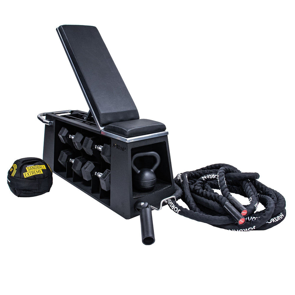JORDAN Fusion HIIT Bench - Black - Pro Gym Essentials