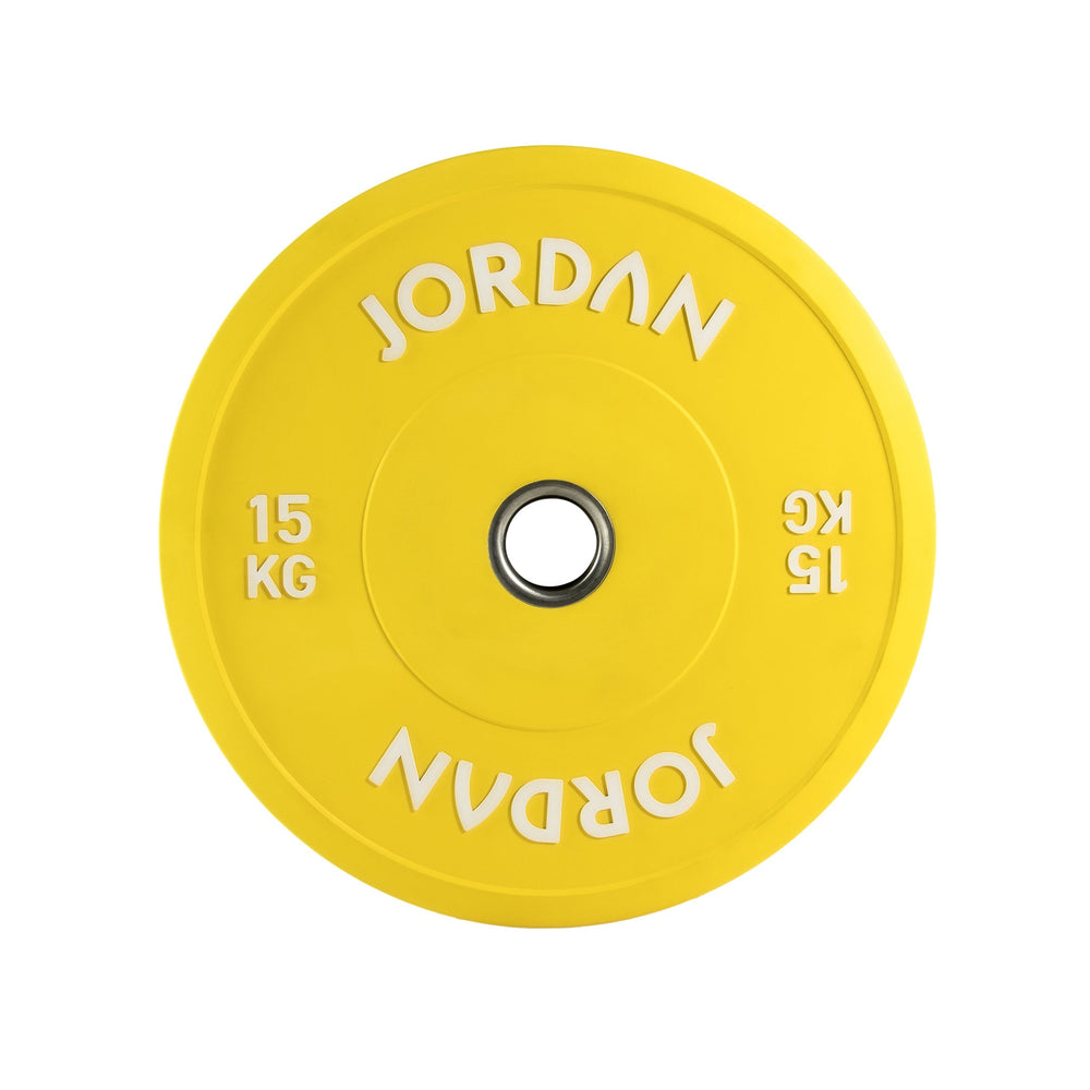 JORDAN Coloured Rubber Bumper Plates - Pro Gym Essentials