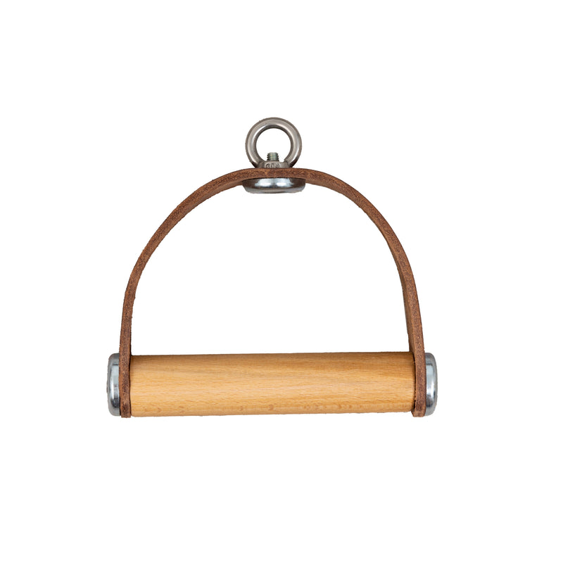 HEGREN TALMA Leather & Wood Handles - Pair