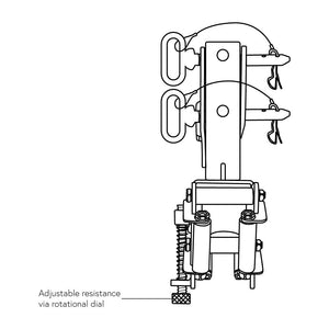 JORDAN HELIX Rope Attachment and Rope - Pro Gym Essentials