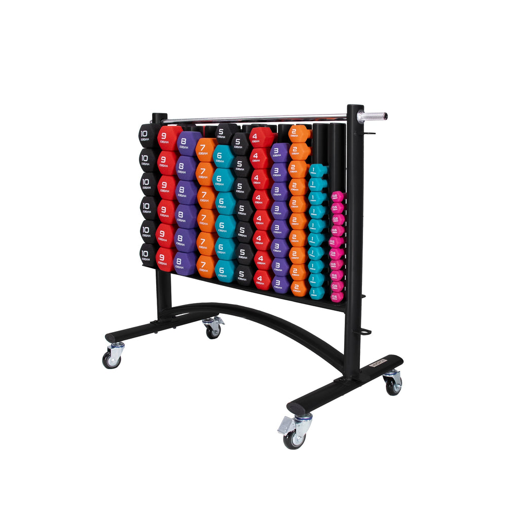 JORDAN Neoprene Studio Hex Dumbbells & Sets - Pro Gym Essentials