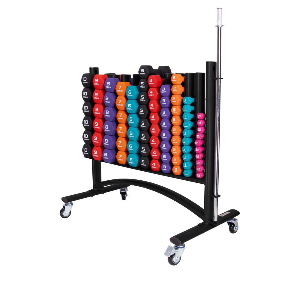 JORDAN Neoprene Studio Hex Dumbbells & Sets - Pro Gym Essentials