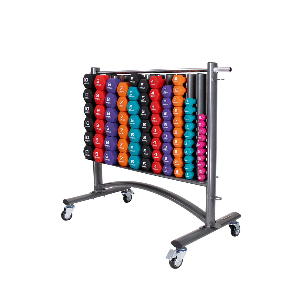 JORDAN Neoprene Studio Hex Dumbbells & Sets - Pro Gym Essentials