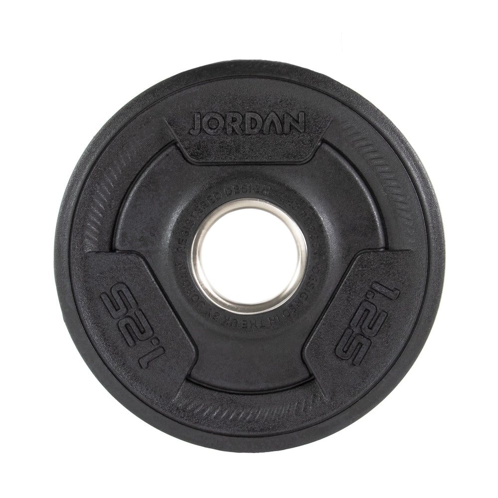 JORDAN Rubber Tri-Grip Olympic Weight Plates - Pro Gym Essentials