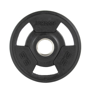 JORDAN Rubber Tri-Grip Olympic Weight Plates - Pro Gym Essentials