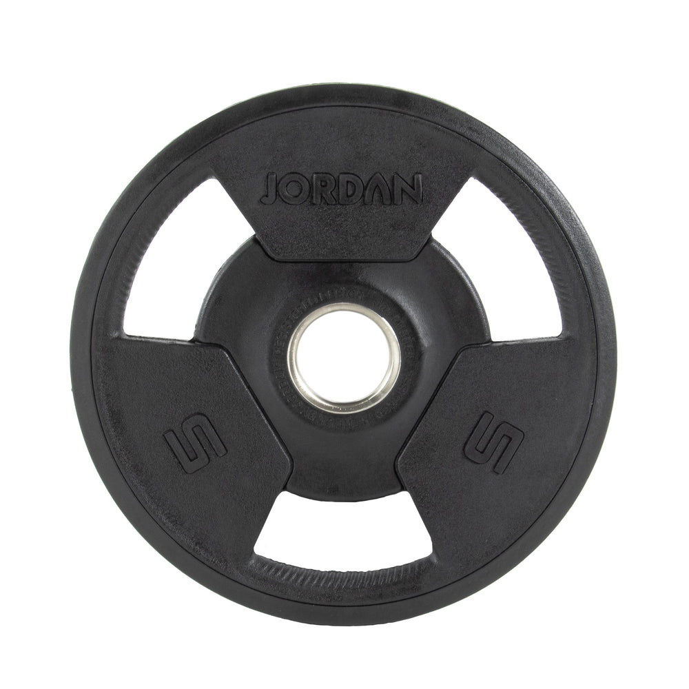 JORDAN Rubber Tri-Grip Olympic Weight Plates - Pro Gym Essentials