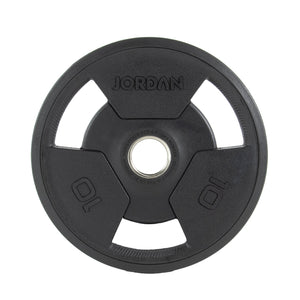 JORDAN Rubber Tri-Grip Olympic Weight Plates - Pro Gym Essentials