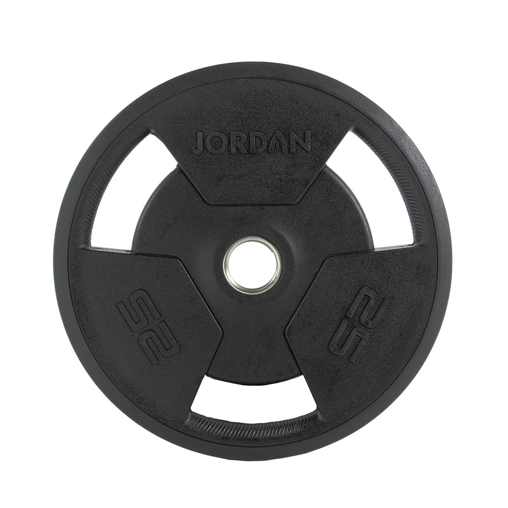 JORDAN Rubber Tri-Grip Olympic Weight Plates - Pro Gym Essentials