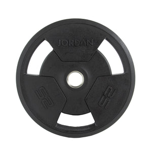 JORDAN Rubber Tri-Grip Olympic Weight Plates - Pro Gym Essentials