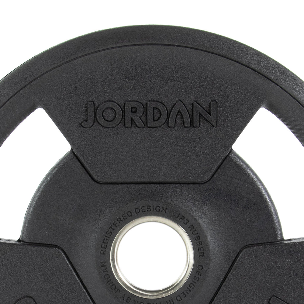 JORDAN Rubber Tri-Grip Olympic Weight Plates - Pro Gym Essentials