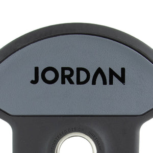 JORDAN Urethane Dual Grip Olympic Plate close-up