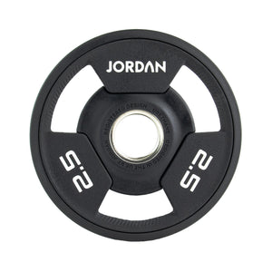 JORDAN Urethane Tri-Grip Olympic Plates - Pro Gym Essentials
