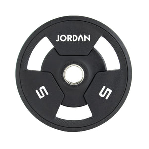 JORDAN Urethane Tri-Grip Olympic Plates - Pro Gym Essentials