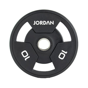 JORDAN Urethane Tri-Grip Olympic Plates - Pro Gym Essentials