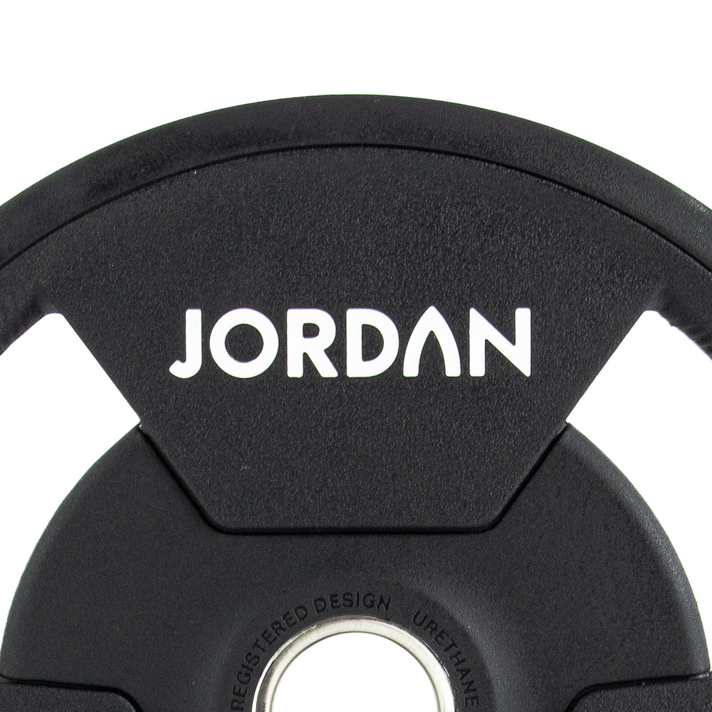 JORDAN Urethane Tri-Grip Olympic Plates - Pro Gym Essentials
