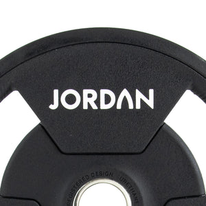 JORDAN Urethane Tri-Grip Olympic Plates - Pro Gym Essentials