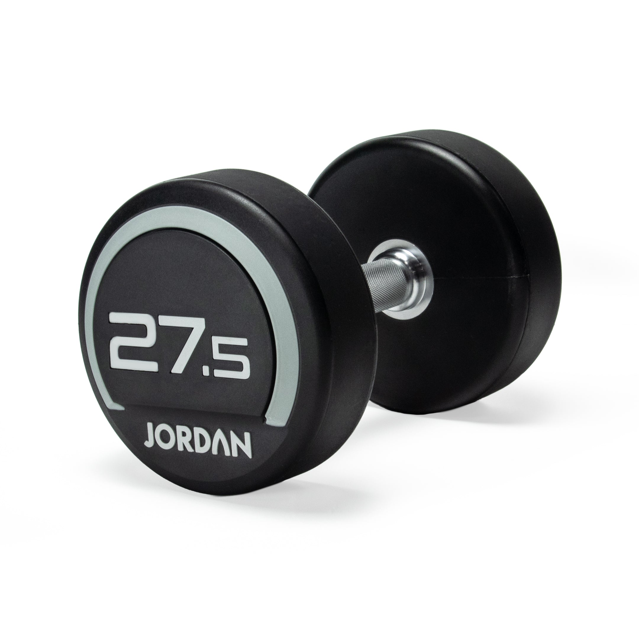 JORDAN Urethane Dumbbells - Up to 75kg (Grey) - Pro Gym Essentials