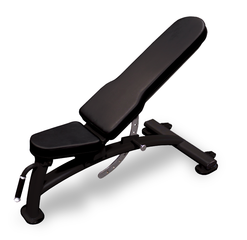 JORDAN Adjustable Incline/Decline Bench, Black