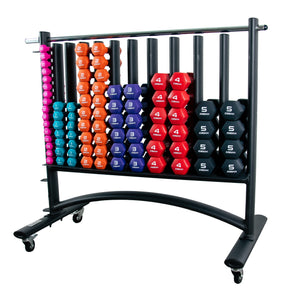 JORDAN Neoprene Studio Hex Dumbbells & Sets - Pro Gym Essentials