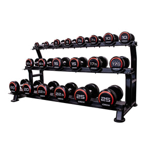 JORDAN 10 Pair 3 Tier Dumbbell Rack