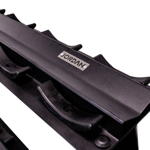 JORDAN 10 Pair, 3 Tier Dumbbell Rack (Oval Frame) with Saddles
