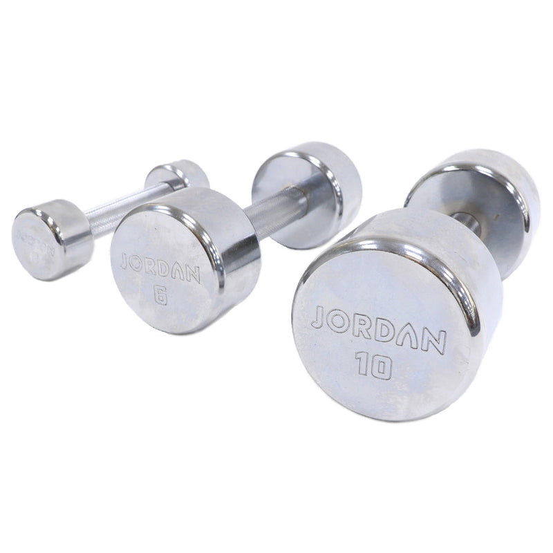 JORDAN Chrome Dumbbell Set