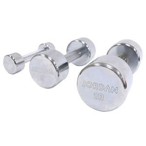 JORDAN Chrome Dumbbell Set