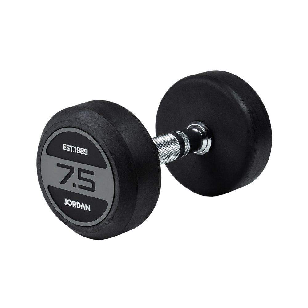 JORDAN Rubber Dumbbell Set - Grey