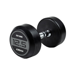 JORDAN Rubber Dumbbell Set - Grey