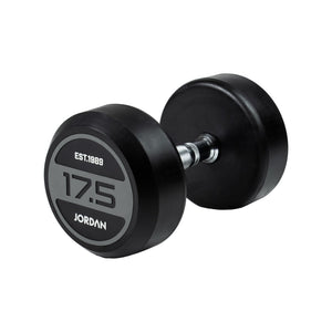 JORDAN Rubber Dumbbell Set - Grey