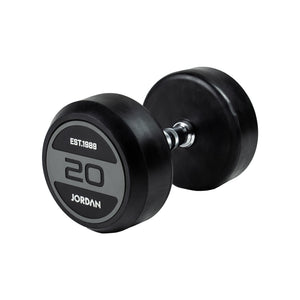 JORDAN Rubber Dumbbell Set - Grey