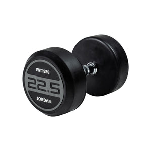 JORDAN Rubber Dumbbell Set - Grey