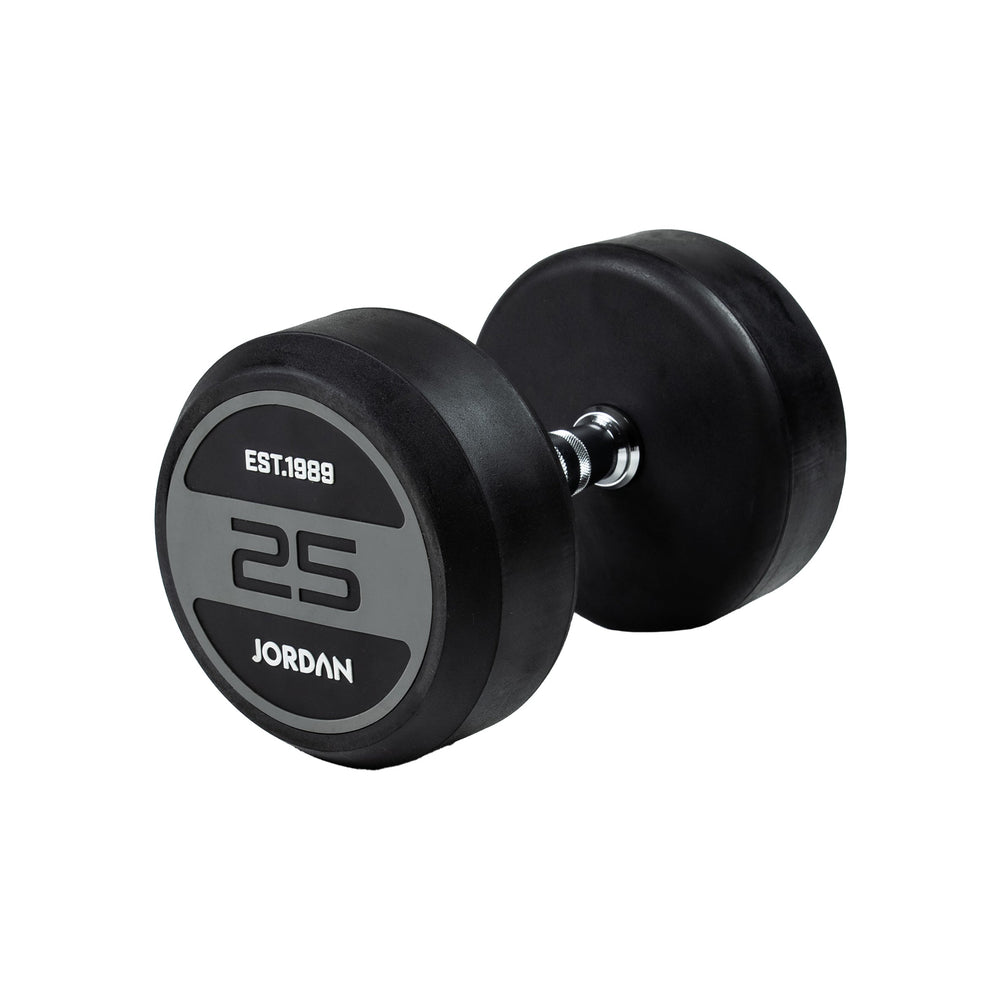 JORDAN Rubber Dumbbell Set - Grey